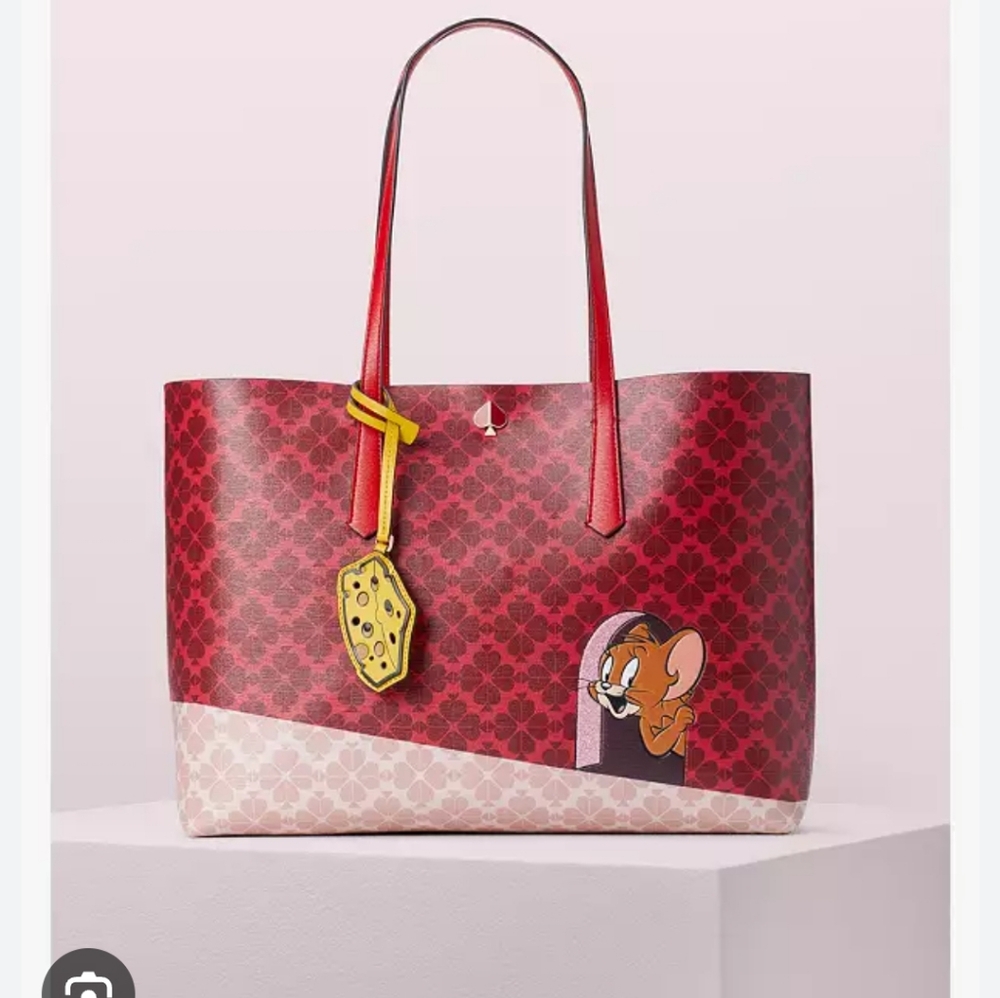 kate spade X Tom & Jerry LNY tote